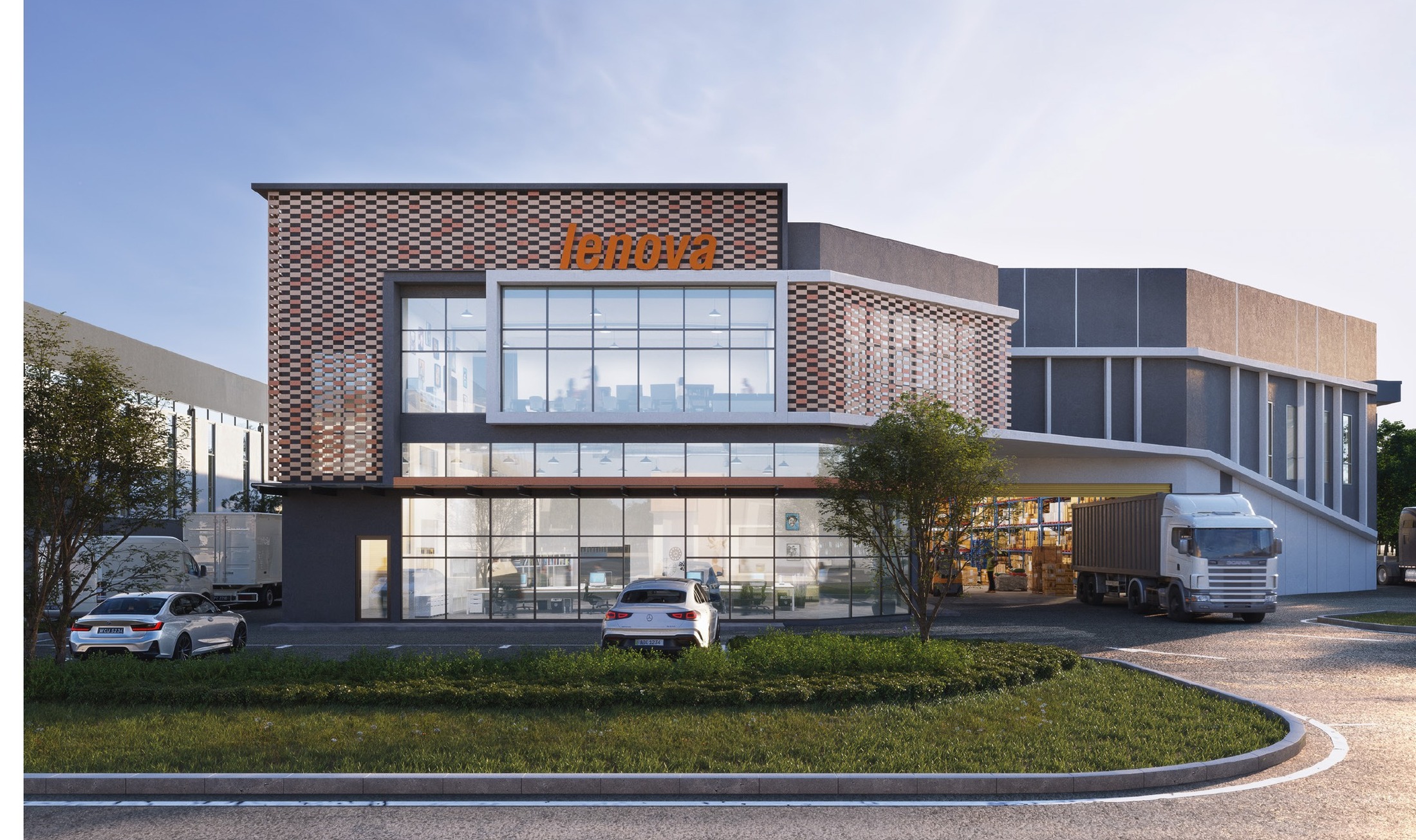 Artist impression of a REKA District factory