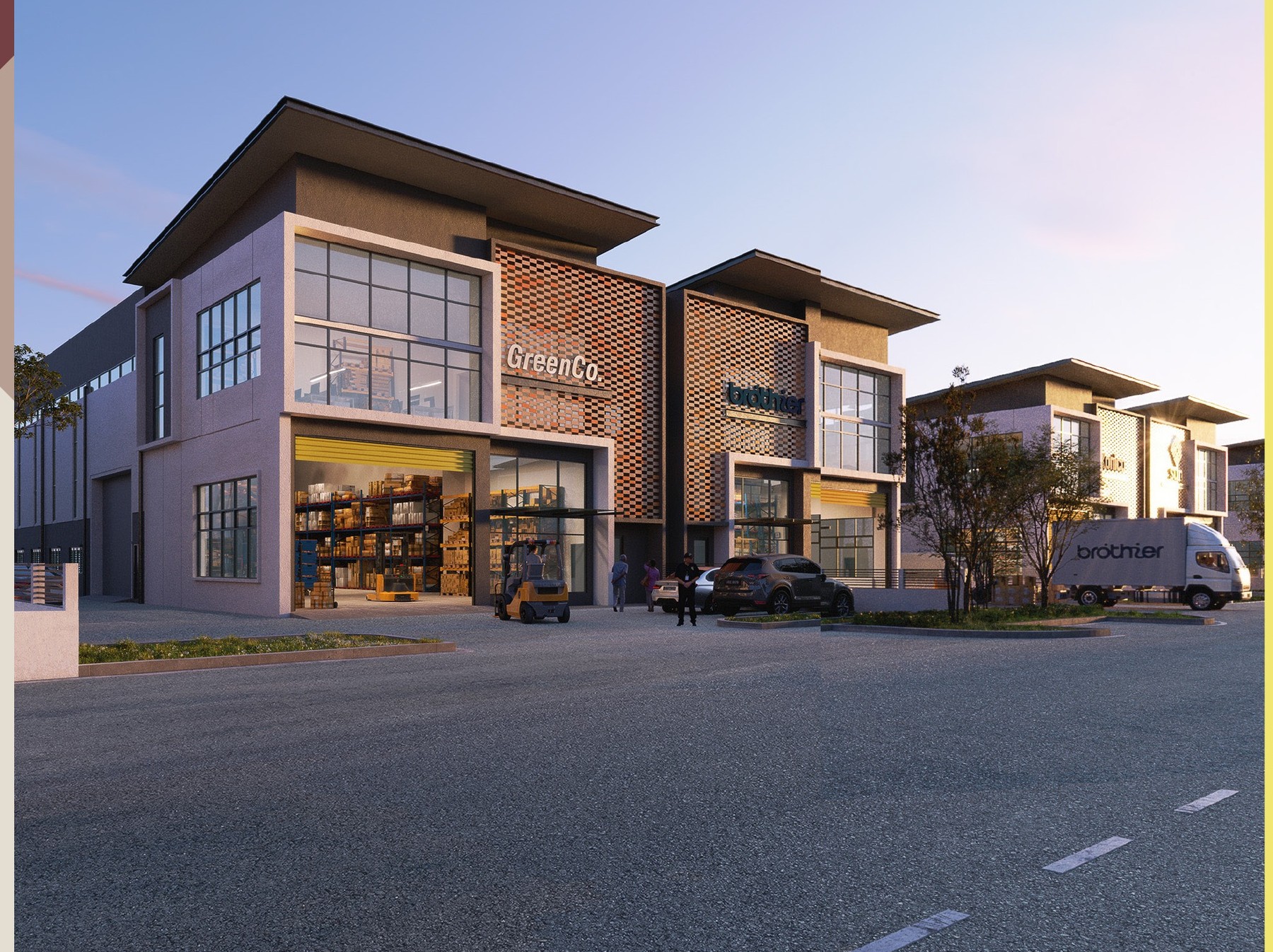 Modern REKA District factory development